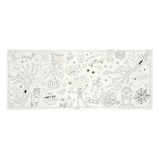 Michaels, Halloween Color Your Own Skeleton Color-in Poster by Creatology™ – Category: Kids Halloween Crafts